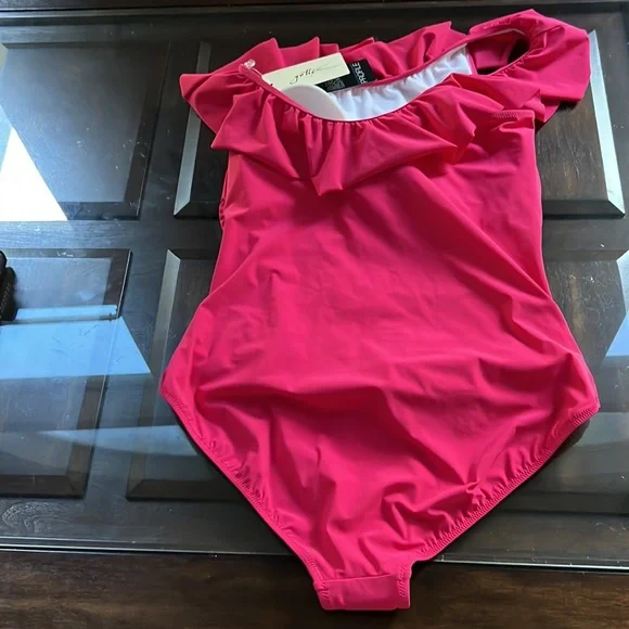 Profile by Gottex
Tutti Frutti Ruffle Tummy Control One Shoulder Swimsuit - Picture 6 of 11